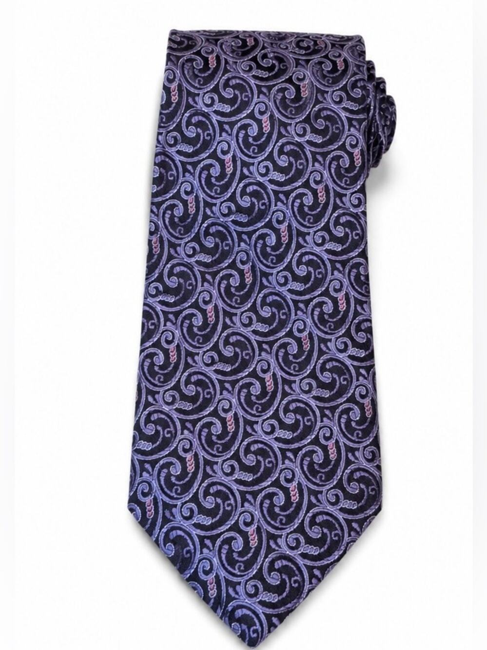 Neiman Marcus Handmade Italy 100% Silk Paisley Neck Tie